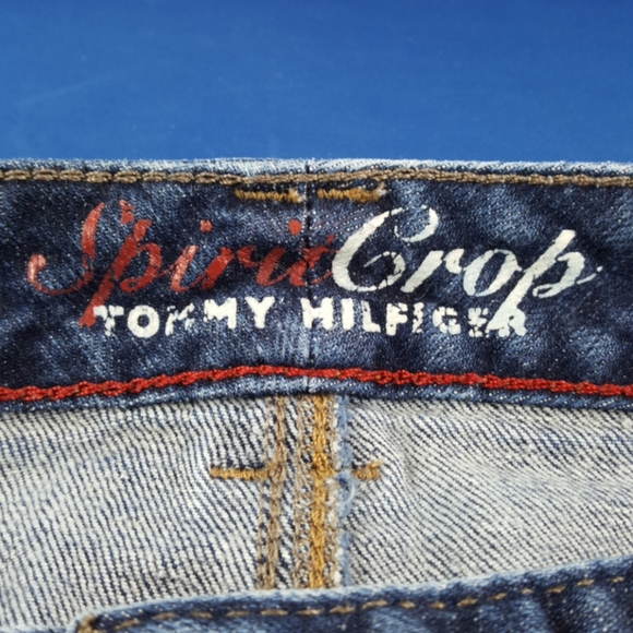 Spirit Crop Tommy Hilfiger Dark Wash Jeans (10) - Picture 10 of 10